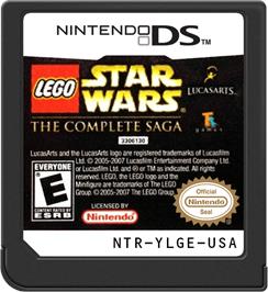 Cartridge artwork for Lego Star Wars - La Saga Complète on the Nintendo DS.